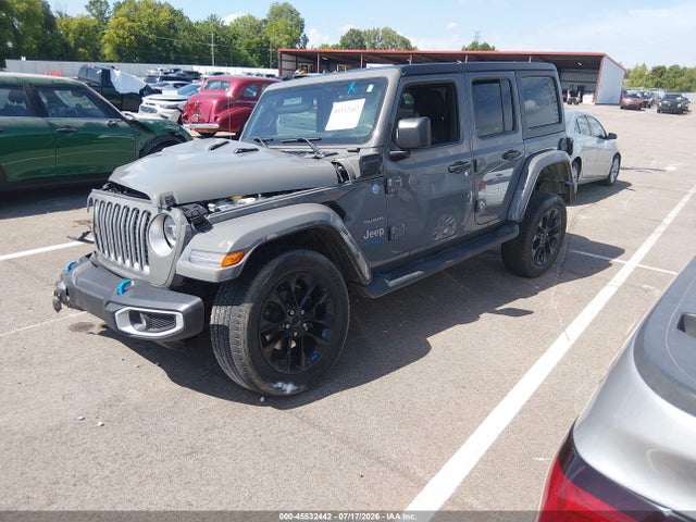 Aukcja sprzedaży 2022 Jeep Wrangler 4xe Unlimited Sahara 4x4, vin: 1C4JJXP63NW198565, numer aukcji: 45532442