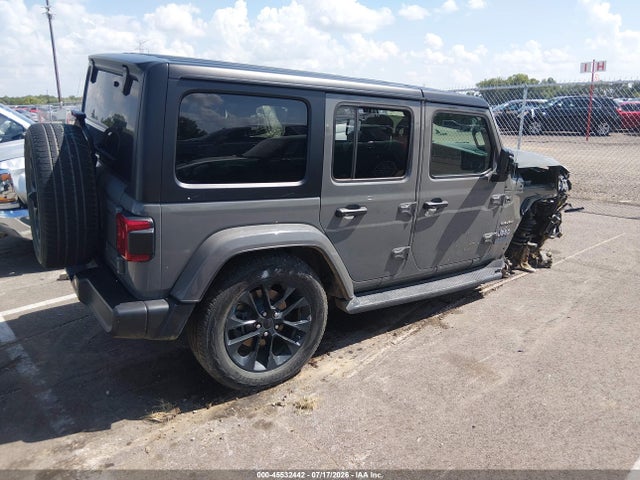 Aukcja sprzedaży 2022 Jeep Wrangler 4xe Unlimited Sahara 4x4, vin: 1C4JJXP63NW198565, numer aukcji: 45532442