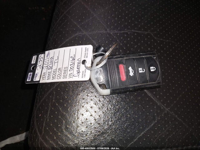 Aukcja sprzedaży 2011 Acura Tl 3.7, vin: 19UUA9F50BA003162, numer aukcji: 45532500