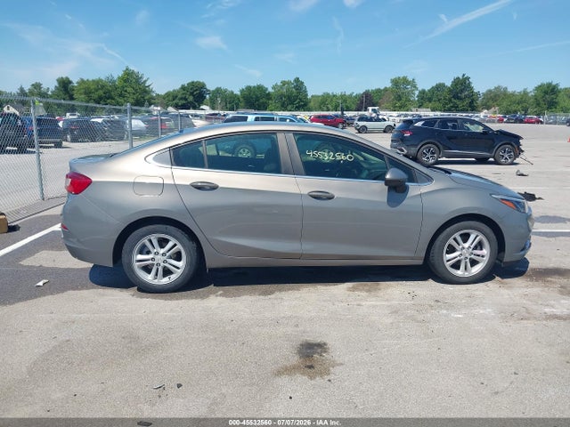 2018 Chevrolet Cruze Lt Auto მანქანა იყიდება აუქციონზე, vin: 1G1BE5SM1J7233832, აუქციონის ნომერი: 45532560