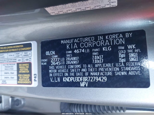 KIA Sportage Lx 2024 KNDPU3DF8R7279429 Image 9