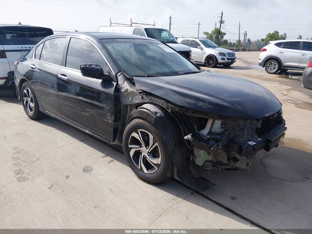 45532586 :رقم المزاد ، 1HGCR2F37GA163766 vin ، 2016 Honda Accord Lx مزاد بيع