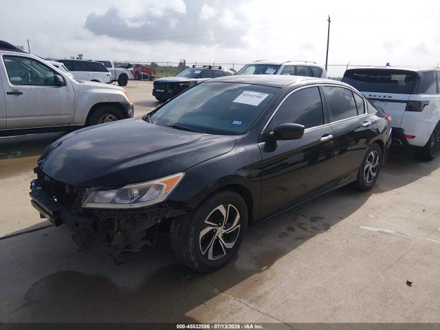 45532586 :رقم المزاد ، 1HGCR2F37GA163766 vin ، 2016 Honda Accord Lx مزاد بيع
