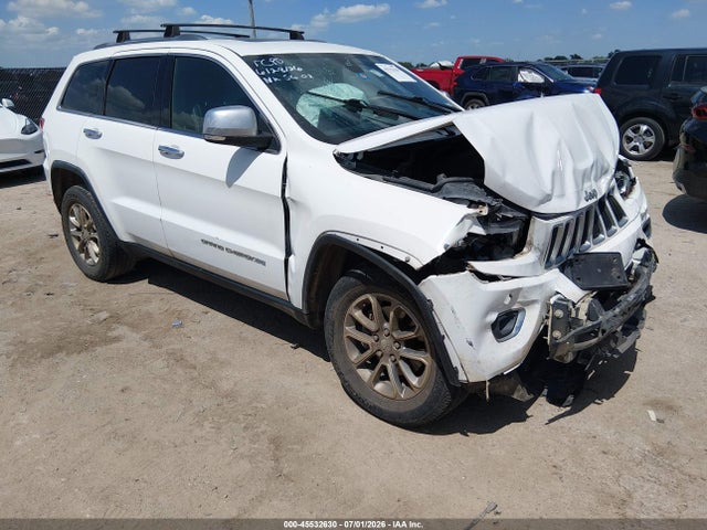 2015 Jeep Grand Cherokee Limited მანქანა იყიდება აუქციონზე, vin: 1C4RJFBG4FC753474, აუქციონის ნომერი: 45532630