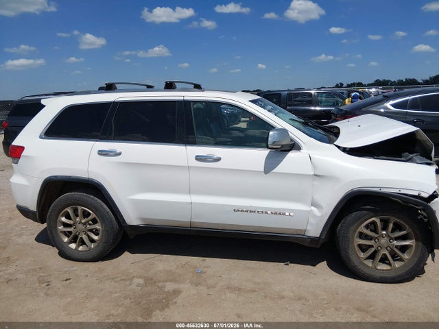2015 Jeep Grand Cherokee Limited მანქანა იყიდება აუქციონზე, vin: 1C4RJFBG4FC753474, აუქციონის ნომერი: 45532630