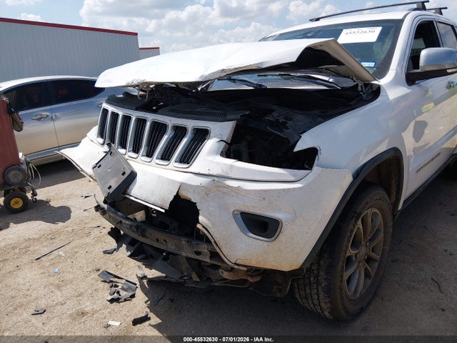 2015 Jeep Grand Cherokee Limited მანქანა იყიდება აუქციონზე, vin: 1C4RJFBG4FC753474, აუქციონის ნომერი: 45532630