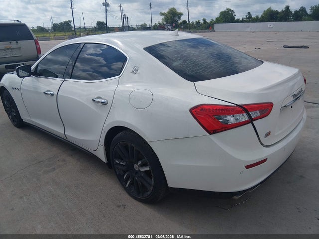 Продаж на аукціоні авто 2016 Maserati Ghibli, vin: ZAM57XSA2G1190772, номер лоту: 45532781