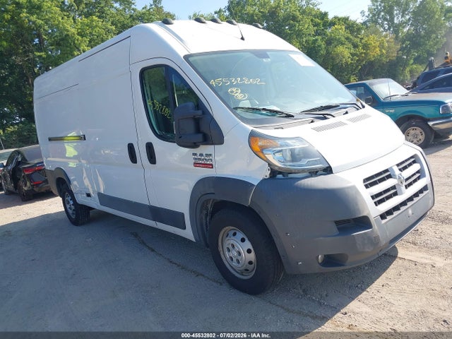 2014 Ram Promaster 2500 High Roof მანქანა იყიდება აუქციონზე, vin: 3C6TRVDG9EE104323, აუქციონის ნომერი: 45532802