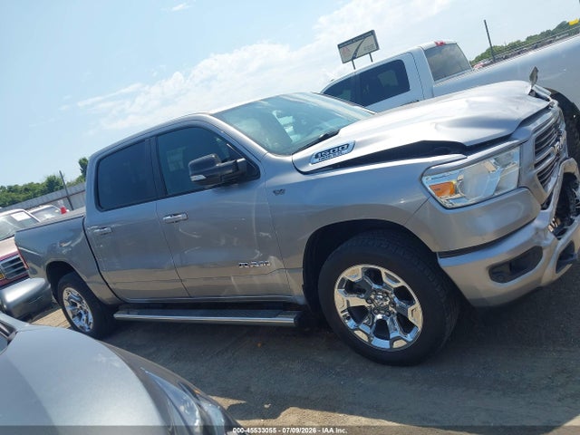 45533055 :رقم المزاد ، 1C6SRFFT1KN638192 vin ، 2019 Ram 1500 Big Horn/lone Star  4x4 5'7 Box مزاد بيع