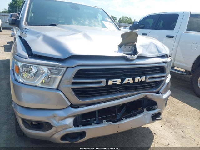 45533055 :رقم المزاد ، 1C6SRFFT1KN638192 vin ، 2019 Ram 1500 Big Horn/lone Star  4x4 5'7 Box مزاد بيع
