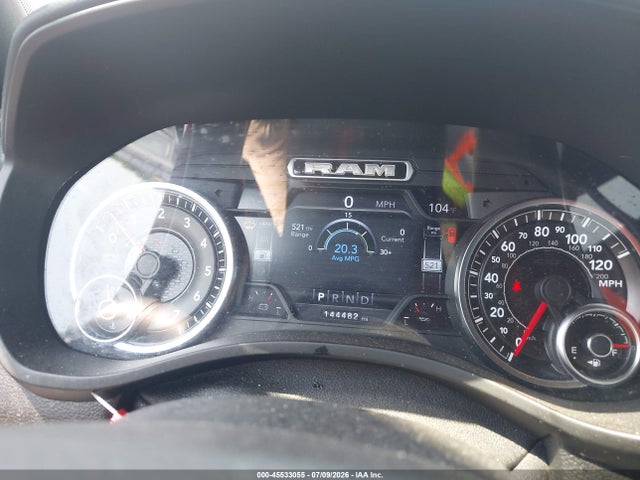 45533055 :رقم المزاد ، 1C6SRFFT1KN638192 vin ، 2019 Ram 1500 Big Horn/lone Star  4x4 5'7 Box مزاد بيع