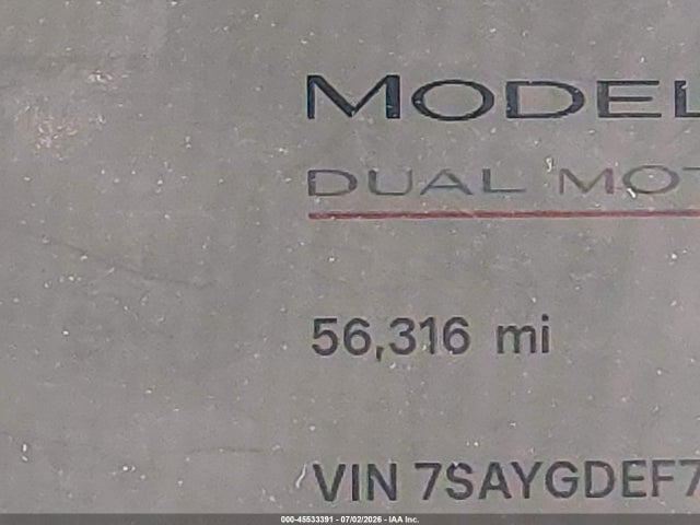 Продажа на аукционе авто 2022 Tesla Model Y Performance Dual Motor All-wheel Drive, vin: 7SAYGDEF7NF529914, номер лота: 45533391
