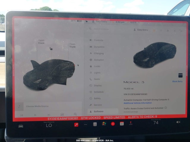 Tesla Model 3 Rear-wheel Drive 2022 5YJ3E1EA8NF108381 Image 19
