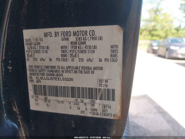 Lincoln NAVIGATOR L 2014 5LMJJ3J57EEL03230 Image 9