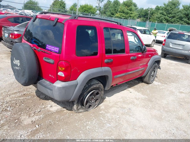 Продажа на аукционе авто 2003 Jeep Liberty Sport, vin: 1J4GL48K73W732091, номер лота: 45533735