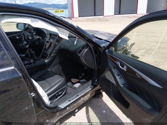 2018 Infiniti Q50 3.0t Luxe მანქანა იყიდება აუქციონზე, vin: JN1EV7AR8JM430465, აუქციონის ნომერი: 45533737