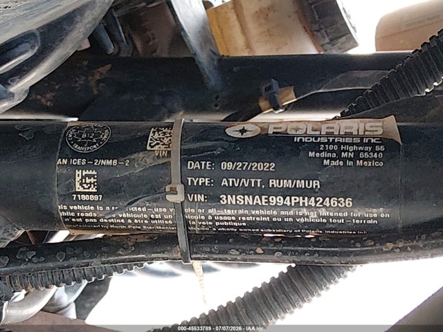 Polaris Rzr Xp 1000 2023 3NSNAE994PH424636 Image 10