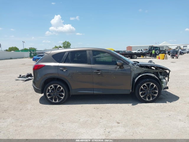2016 Mazda Cx-5 Grand Touring მანქანა იყიდება აუქციონზე, vin: JM3KE4DY8G0694293, აუქციონის ნომერი: 45533879