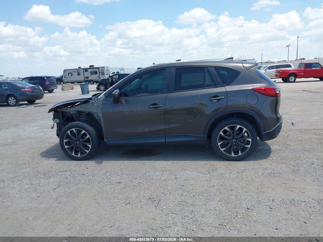 2016 Mazda Cx-5 Grand Touring მანქანა იყიდება აუქციონზე, vin: JM3KE4DY8G0694293, აუქციონის ნომერი: 45533879