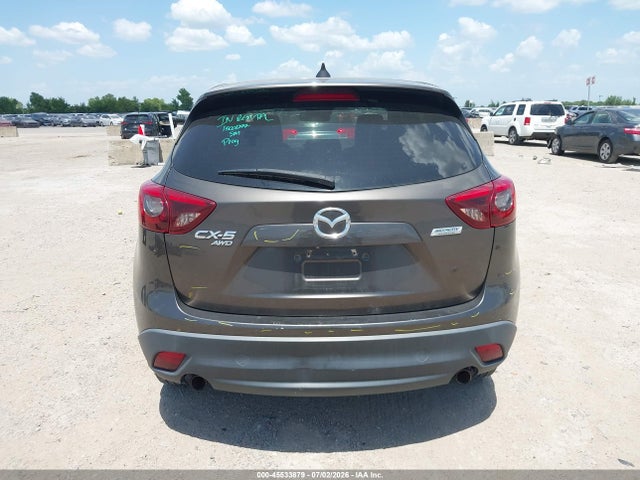 2016 Mazda Cx-5 Grand Touring მანქანა იყიდება აუქციონზე, vin: JM3KE4DY8G0694293, აუქციონის ნომერი: 45533879