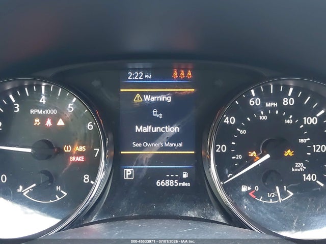 2022 Nissan Rogue Sport S Awd Xtronic Cvt მანქანა იყიდება აუქციონზე, vin: JN1BJ1AW3NW470187, აუქციონის ნომერი: 45533971