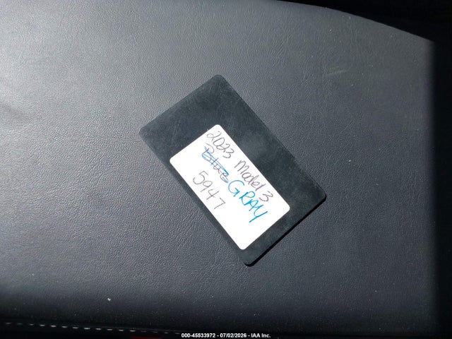 Продаж на аукціоні авто 2023 Tesla Model 3 Rear-wheel Drive, vin: 5YJ3E1EAXPF615947, номер лоту: 45533972