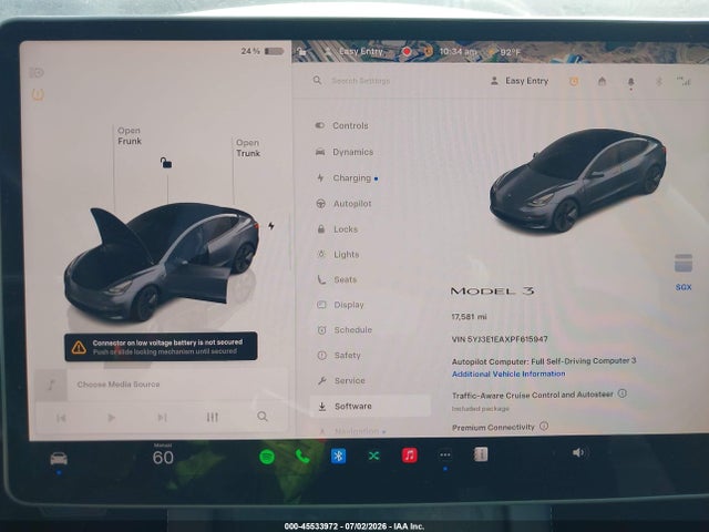 Продаж на аукціоні авто 2023 Tesla Model 3 Rear-wheel Drive, vin: 5YJ3E1EAXPF615947, номер лоту: 45533972