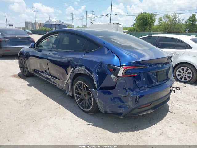Auction sale of the 2024 Tesla Model 3 Long Range Dual Motor All-wheel Drive/rear-wheel Drive, vin: 5YJ3E1EA6RF836352, lot number: 45533999
