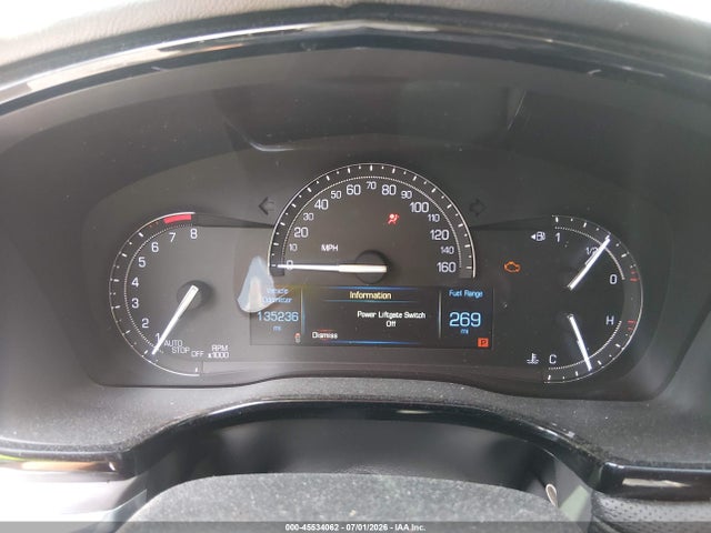 45534062 :رقم المزاد ، 1GYKNDRSXJZ106615 vin ، 2018 Cadillac Xt5 Luxury مزاد بيع