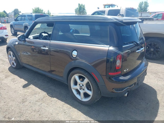 45534121 :رقم المزاد ، WMWMM33528TP88253 vin ، 2008 Mini Cooper S Clubman مزاد بيع