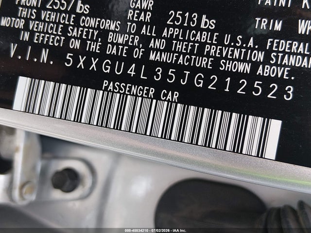 KIA OPTIMA EX 2018 5XXGU4L35JG212523 Image 9