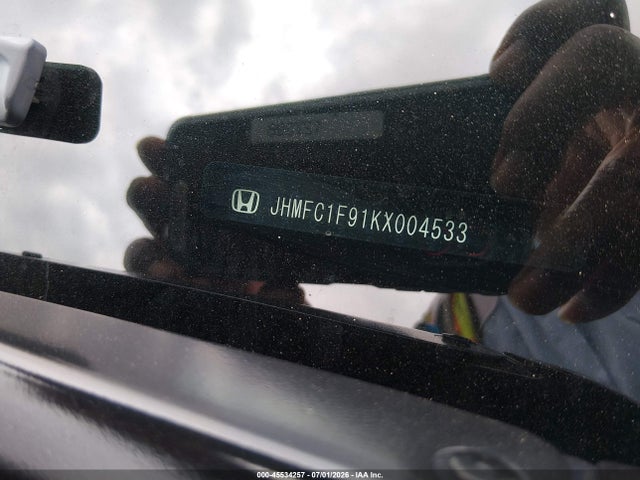 Honda Civic Touring 2019 JHMFC1F91KX004533 Image 9