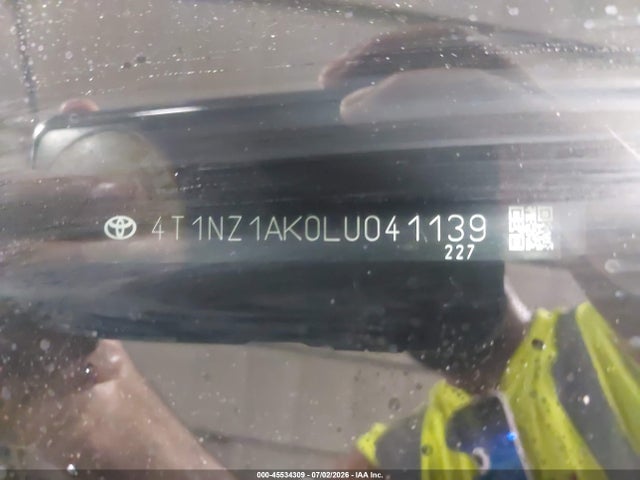 45534309 :رقم المزاد ، 4T1NZ1AK0LU041139 vin ، 2020 Toyota Camry Trd مزاد بيع
