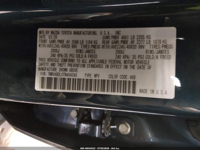 7MMVABDL0TN484598 Mazda Cx-50 2.5 S Premium
