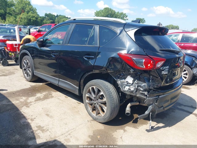 2016 Mazda Cx-5 Grand Touring მანქანა იყიდება აუქციონზე, vin: JM3KE4DYXG0810626, აუქციონის ნომერი: 45534346
