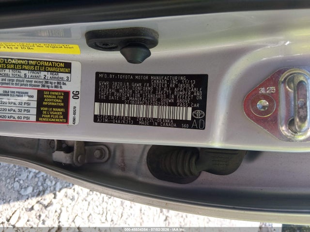 2T1BURHE2EC062952 Toyota COROLLA LE