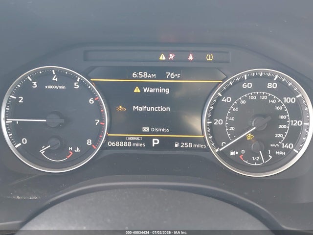 Aukcja sprzedaży 2022 Mitsubishi Outlander Es 2.5 2wd, vin: JA4J3TA88NZ015960, numer aukcji: 45534434