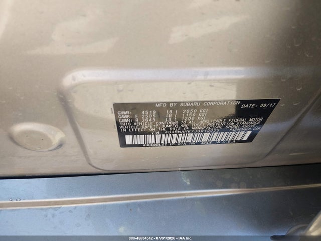 Продажа на аукционе авто 2018 Subaru Legacy 2.5i Premium, vin: 4S3BNAH67J3012025, номер лота: 45534542