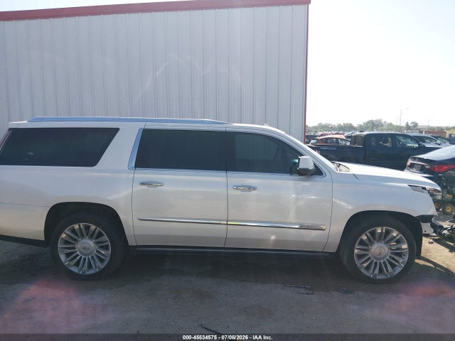 45534575 :رقم المزاد ، 1GYS4UKJ2FR580005 vin ، 2015 Cadillac Escalade Esv Platinum مزاد بيع