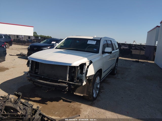 45534575 :رقم المزاد ، 1GYS4UKJ2FR580005 vin ، 2015 Cadillac Escalade Esv Platinum مزاد بيع