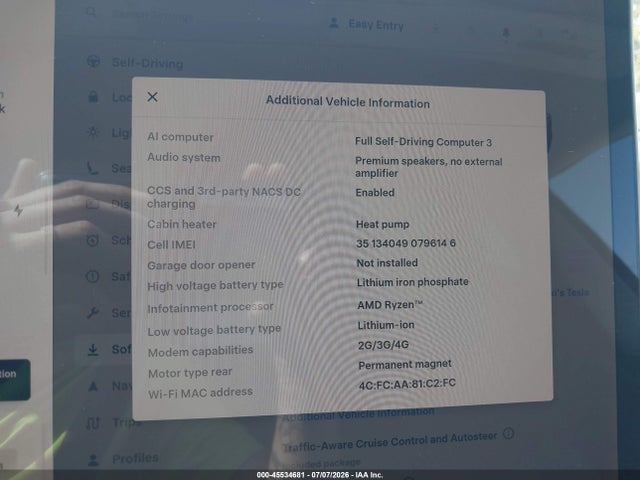 Aukcja sprzedaży 2023 Tesla Model 3 Rear-wheel Drive, vin: 5YJ3E1EA3PF432521, numer aukcji: 45534681