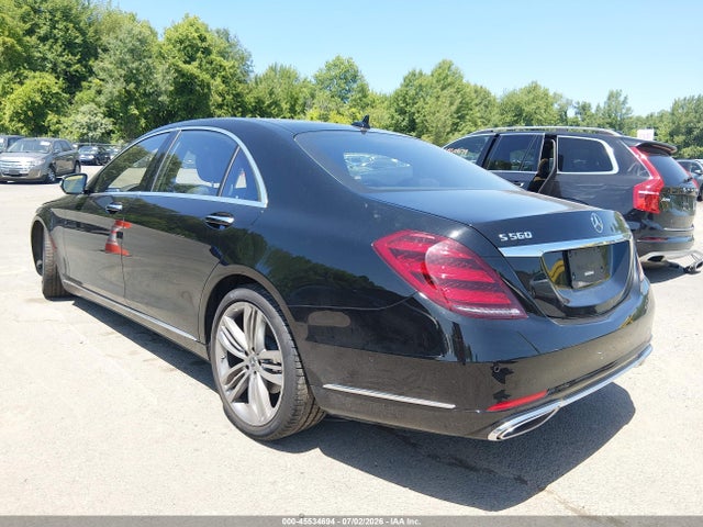 Aukcja sprzedaży 2020 Mercedes-benz S 560 4matic, vin: W1KUG8GB2LA555751, numer aukcji: 45534694