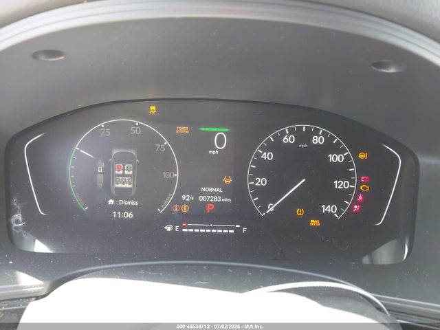 45534713 :رقم المزاد ، 2HGFE4F83TH324612 vin ، 2026 Honda Civic Hybrid Sport/sport Touring مزاد بيع
