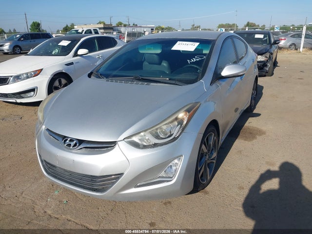Продажа на аукционе авто 2015 Hyundai Elantra Limited, vin: 5NPDH4AEXFH623276, номер лота: 45534794