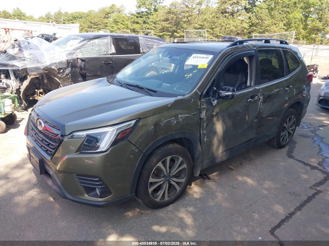 2022 Subaru Forester Limited მანქანა იყიდება აუქციონზე, vin: JF2SKAPC2NH500390, აუქციონის ნომერი: 45534939