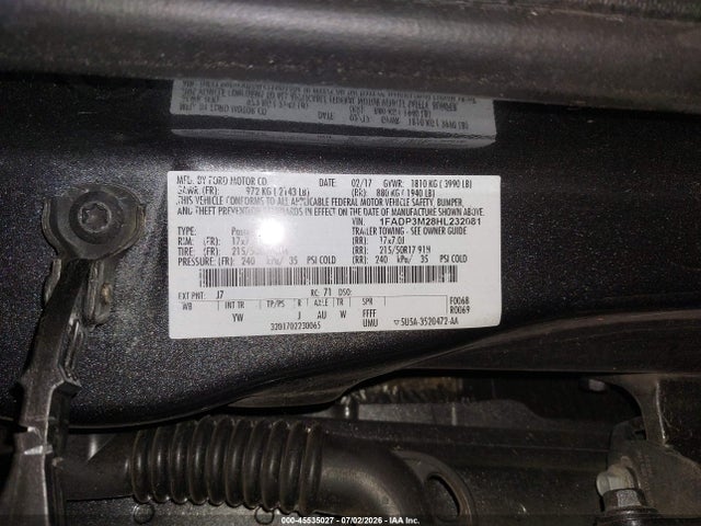 Ford FOCUS SEL 2017 1FADP3M28HL232081 Image 9
