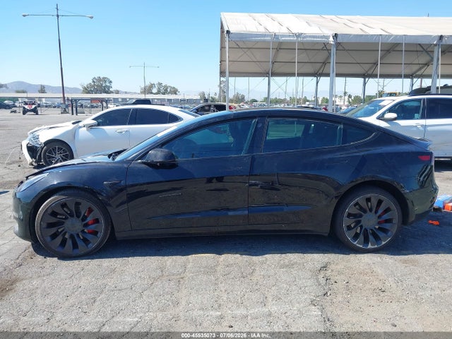 45535073 :رقم المزاد ، 5YJ3E1EC1NF243848 vin ، 2022 Tesla Model 3 Performance Dual Motor All-wheel Drive مزاد بيع