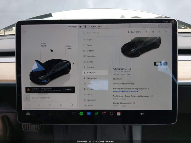 Tesla Model 3 Long Range Dual Motor All-wheel Drive 2022 5YJ3E1EB2NF174420 Image 7