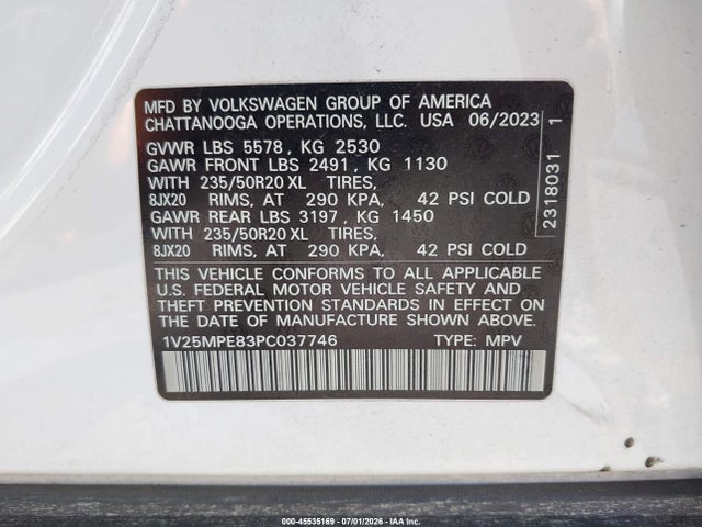 Volkswagen Id.4 S 2023 1V25MPE83PC037746 Image 9