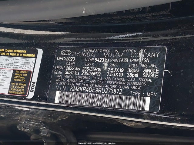 Hyundai Ioniq 5 Limited 2024 KM8KR4DE9RU273872 Image 9